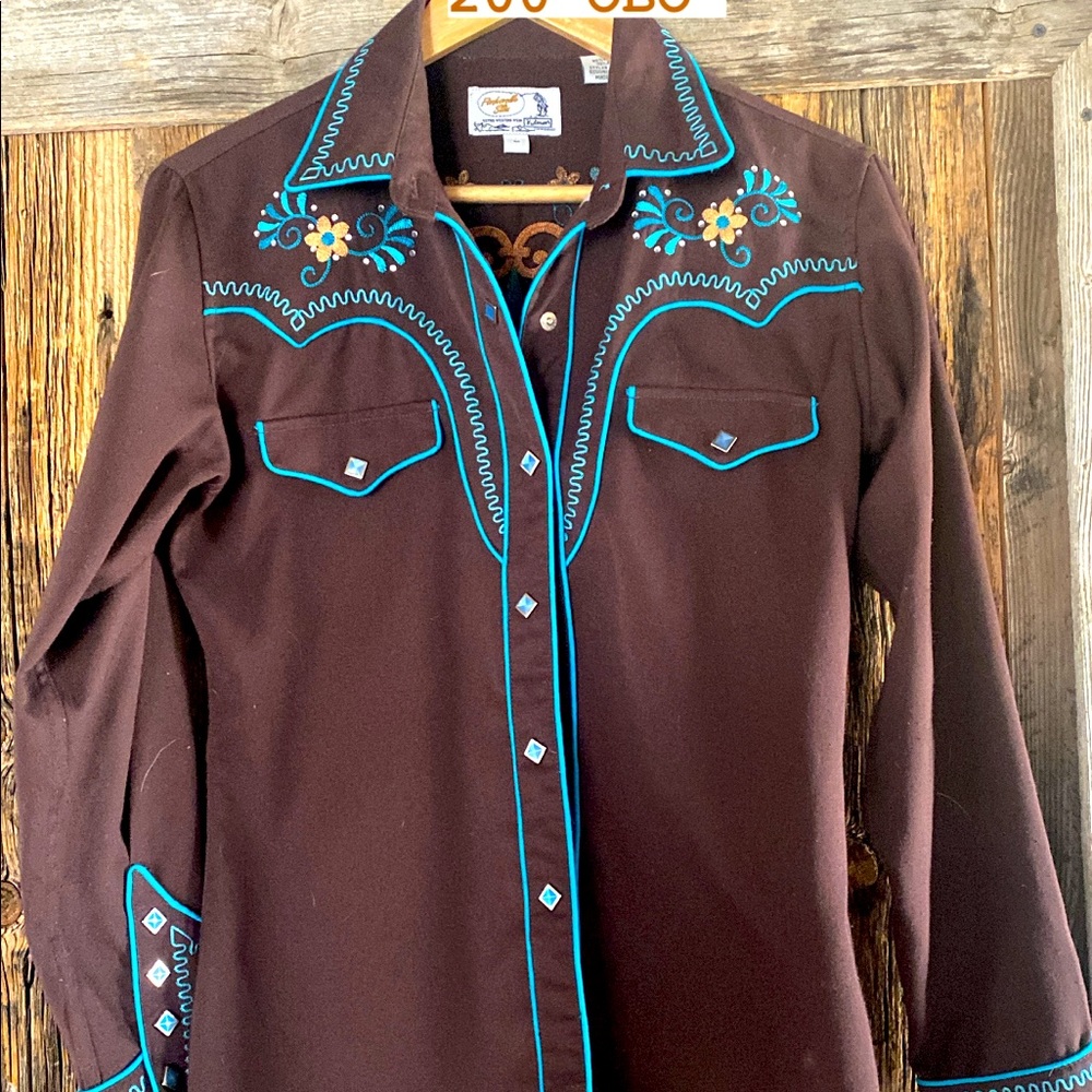 Vintage panhandle slim western shirt
